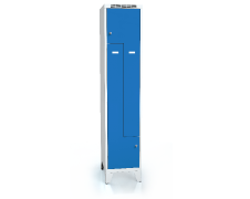 Cloakroom locker Z-shaped doors ALSIN with feet 1920 x 400 x 500